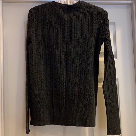 Eddie Bauer dark grey cardigan sweater - Picture 2 of 2